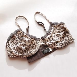 La Perla Demi-cup Bra in Leopard Print, 36C